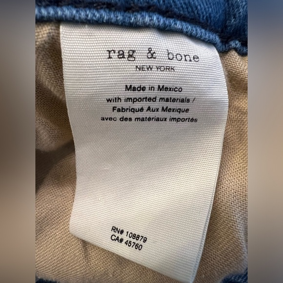 Rag & Bone Nina High Rise Ankle Flare in Poppy Size 31 - Picture 6 of 12